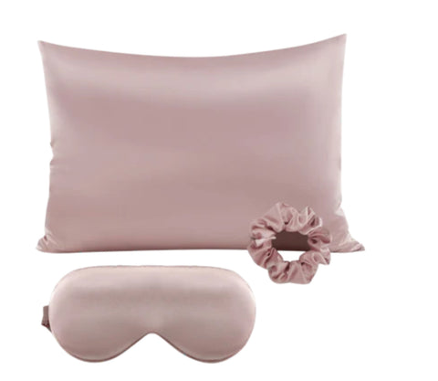 Light Pink Satin Sleep Set